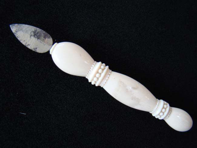 19th Century Ivory Mounted Quill Knife